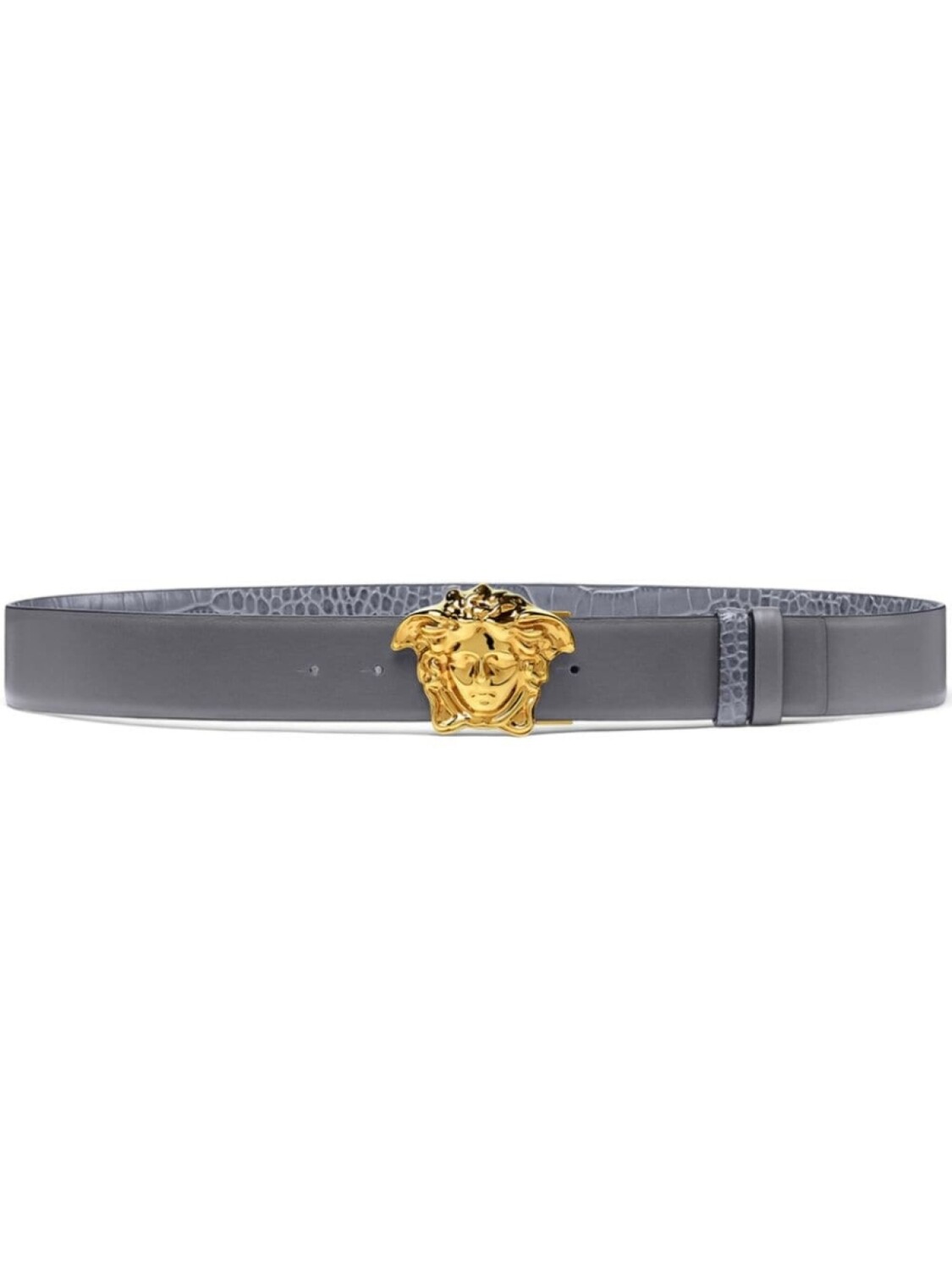 

Versace двусторонний ремень La Medusa, серый