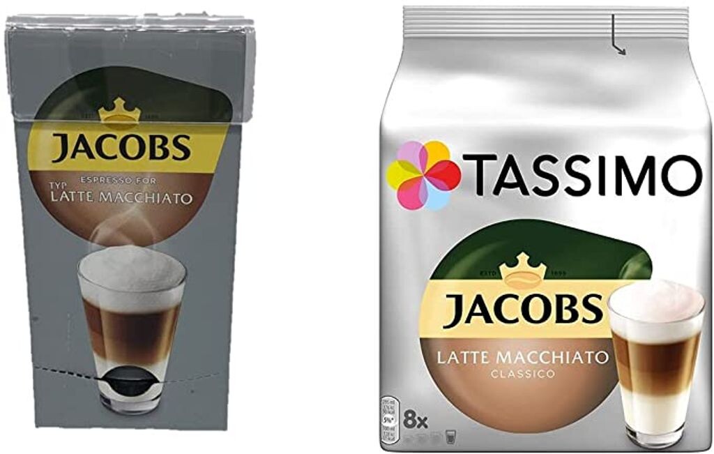 

Tassimo Jacobs Latte Macchiato Classico 8 упаковок, упаковка 264 г James Premium