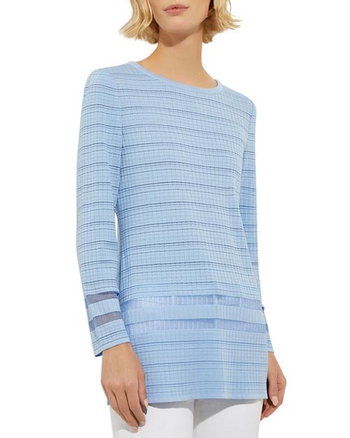 

Свитер-туника в рубчик Misook, цвет Blue