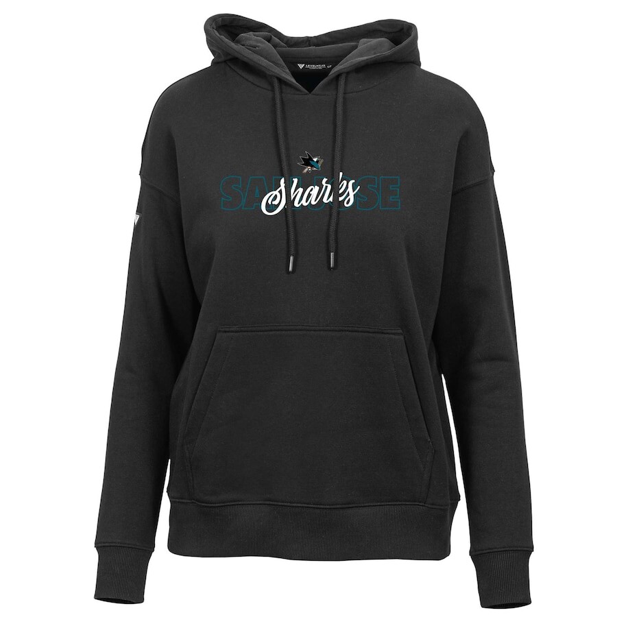 

Пуловер с капюшоном Levelwear San Jose Sharks, черный