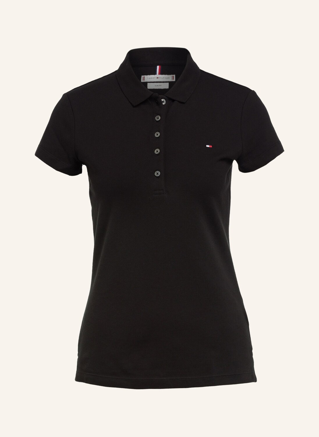 

Рубашка поло TOMMY HILFIGER Piqué NEW CHIARA, черный