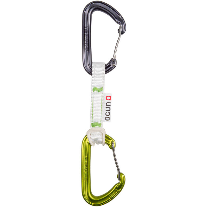 

Набор оттяжек Hawk QD Bio DYN 15 мм, 5 шт Ocun, зеленый