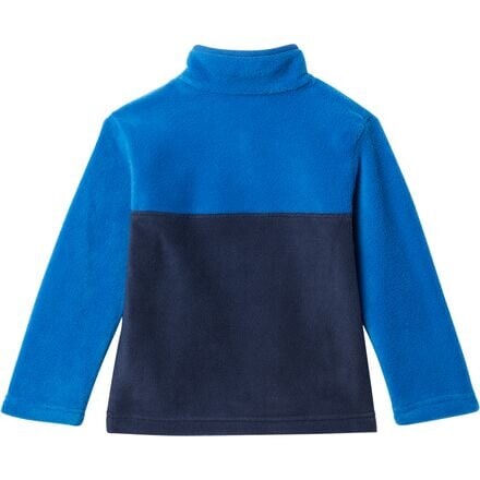

Флисовый пуловер Steens Mountain на кнопке 1/4 — для малышей Columbia, цвет Collegiate Navy/Bright Indigo
