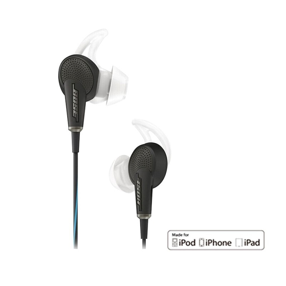 

Проводные наушники Bose QC20 c активным шумоподавлением, черный