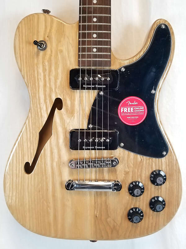

Электрогитара Fender Jim Adkins JA-90 Telecaster Thinline Semi-Hollow, корпус из ясеня, натуральный 0262354521