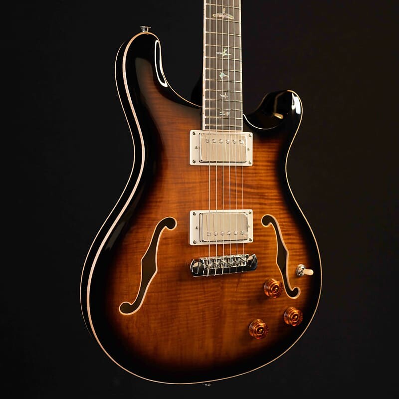 

PRS SE Hollowbody II Piezo — черное золото № 1903