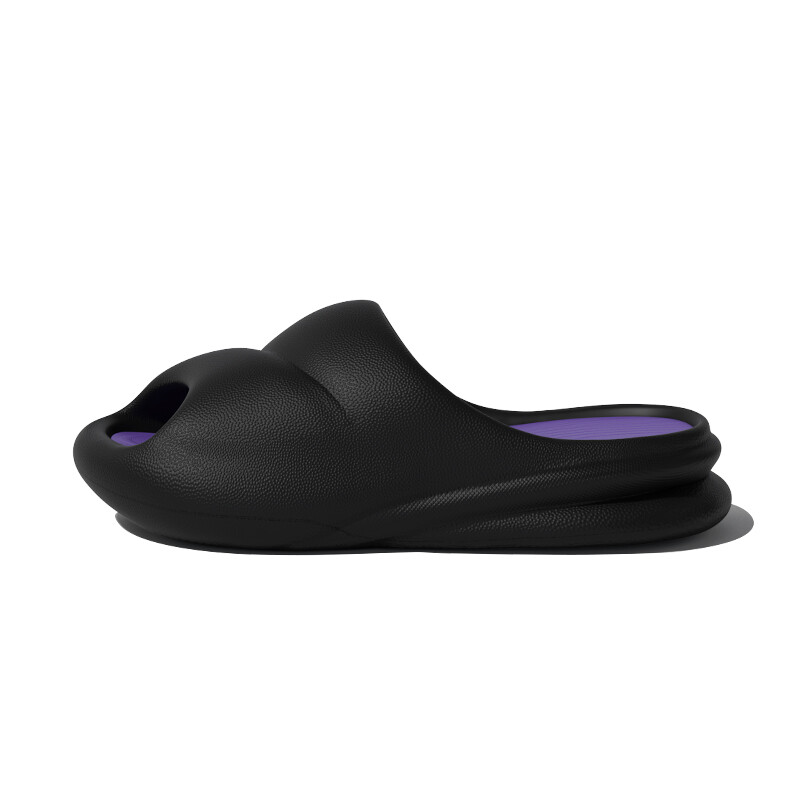 

CHIKOKU Household Slippers, Чернолицый фиолетовый фон