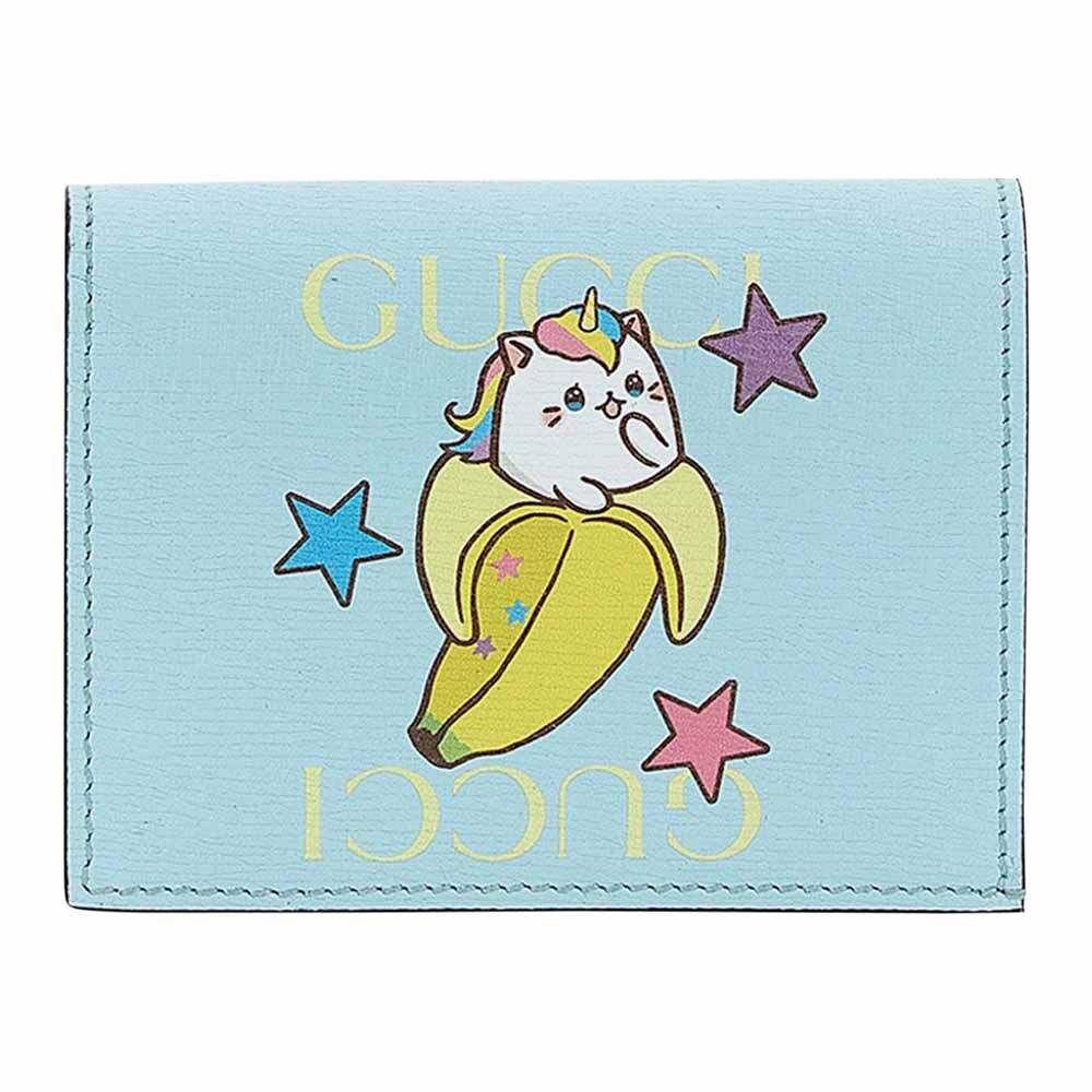 

Кошелек для карт Gucci Bananya, голубой