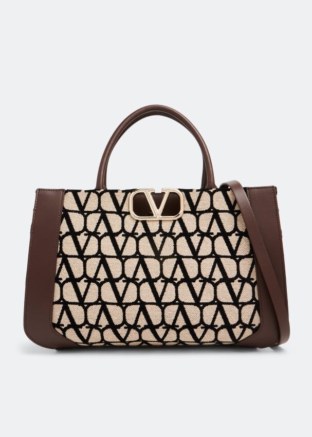 

Сумка-тоут VALENTINO GARAVANI VLogo Signature medium tote bag, бежевый