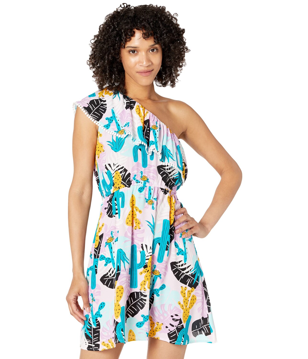 

Платье Wrangler, Off Shoulder Print Dress