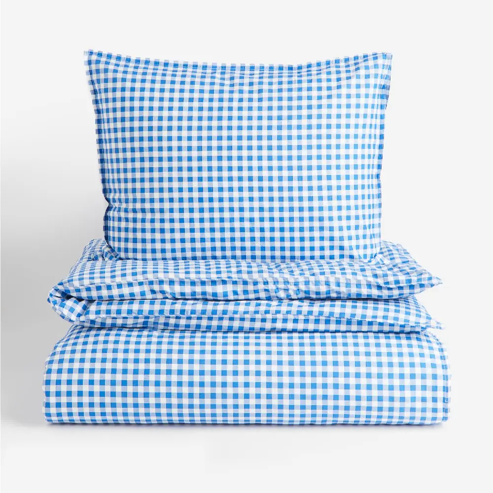 

Комплект односпального постельного белья H&M Home Patterned, синий