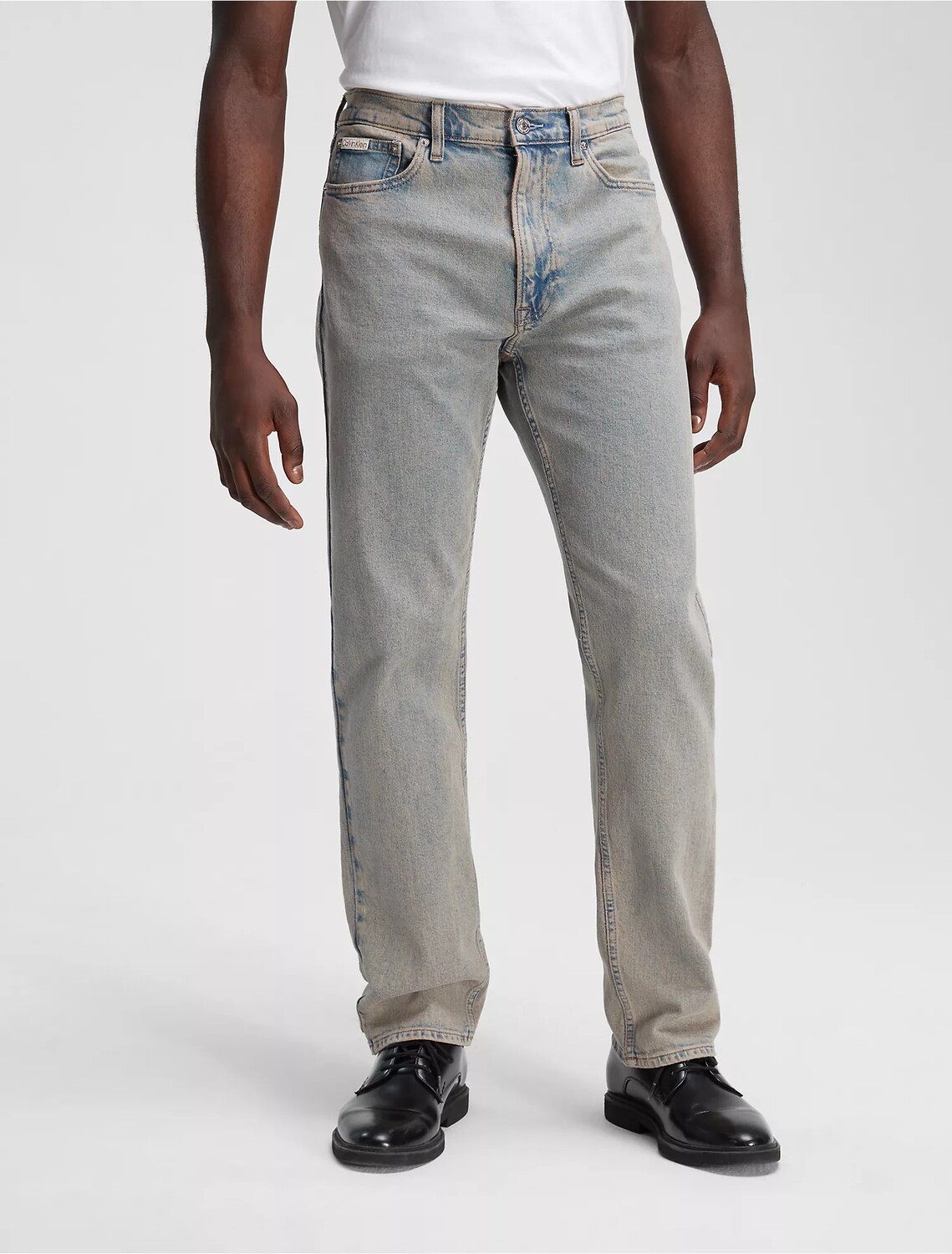 

Джинсы Calvin Klein Standard Straight Fit 90s Sand, голубой