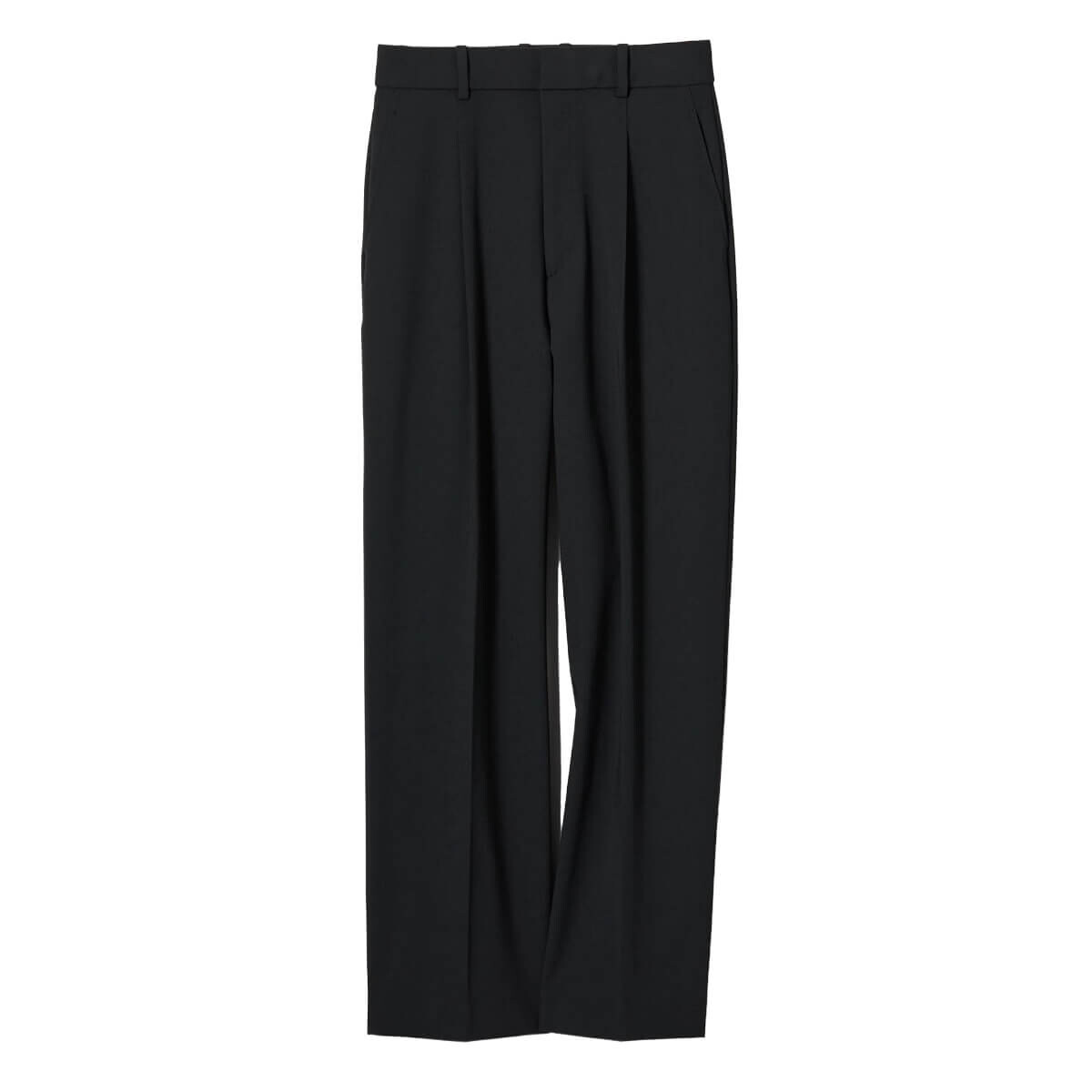 

Брюки Uniqlo Pleated Wide, черный