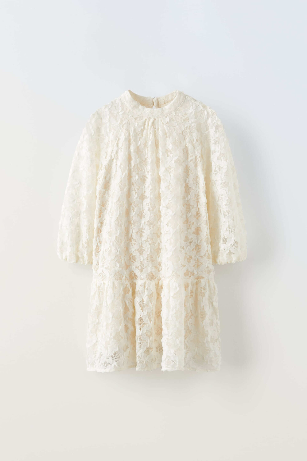 

Платье для девочки Zara Lace Floral, экрю