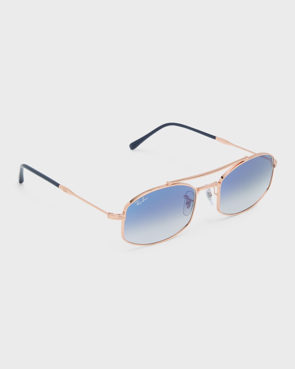 

Солнцезащитные очки-авиаторы в металлическом градиенте, 54 мм Ray Ban, цвет Rose Gold
