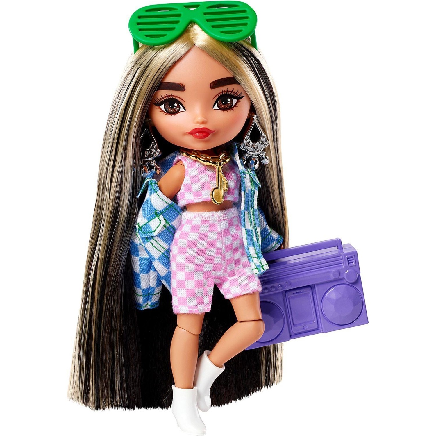 Куклы Barbie Extra Mini кукла barbie экстра hgp62 брюнетка со светлыми прядями