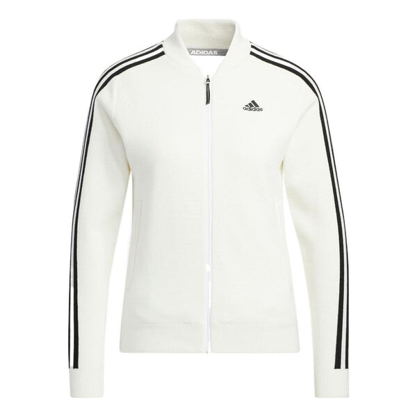 

Куртка с длинным рукавом и тремя полосками, свитер Wind.rdy Adidas, белый
