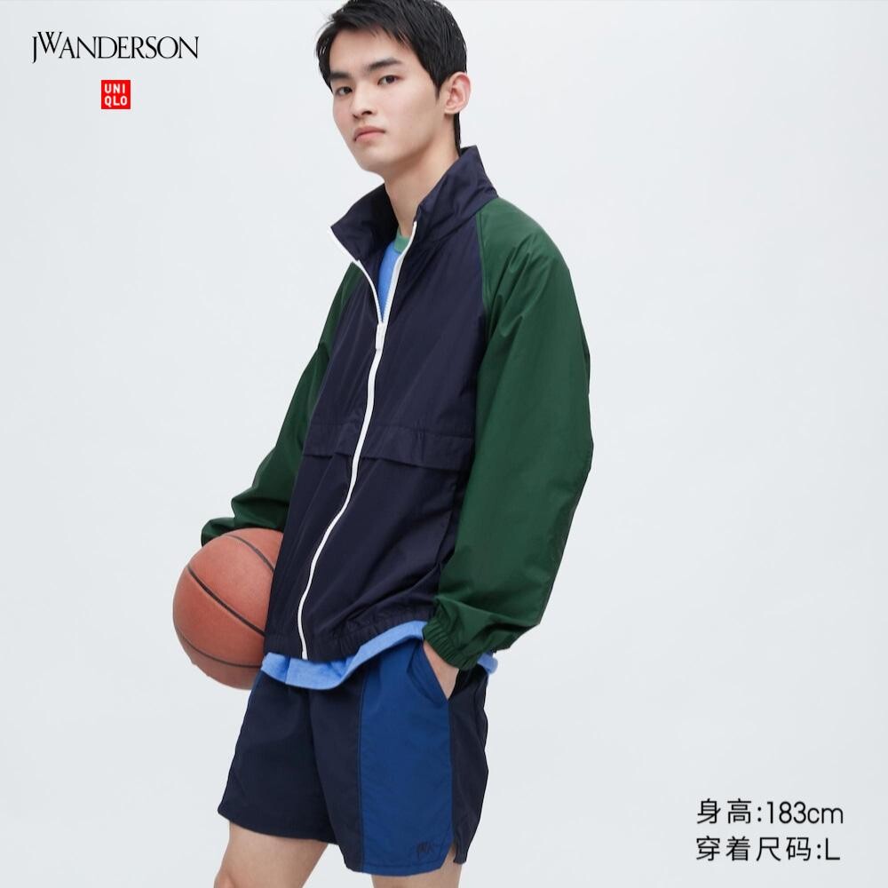 

Куртка с капюшоном Uniqlo, синий