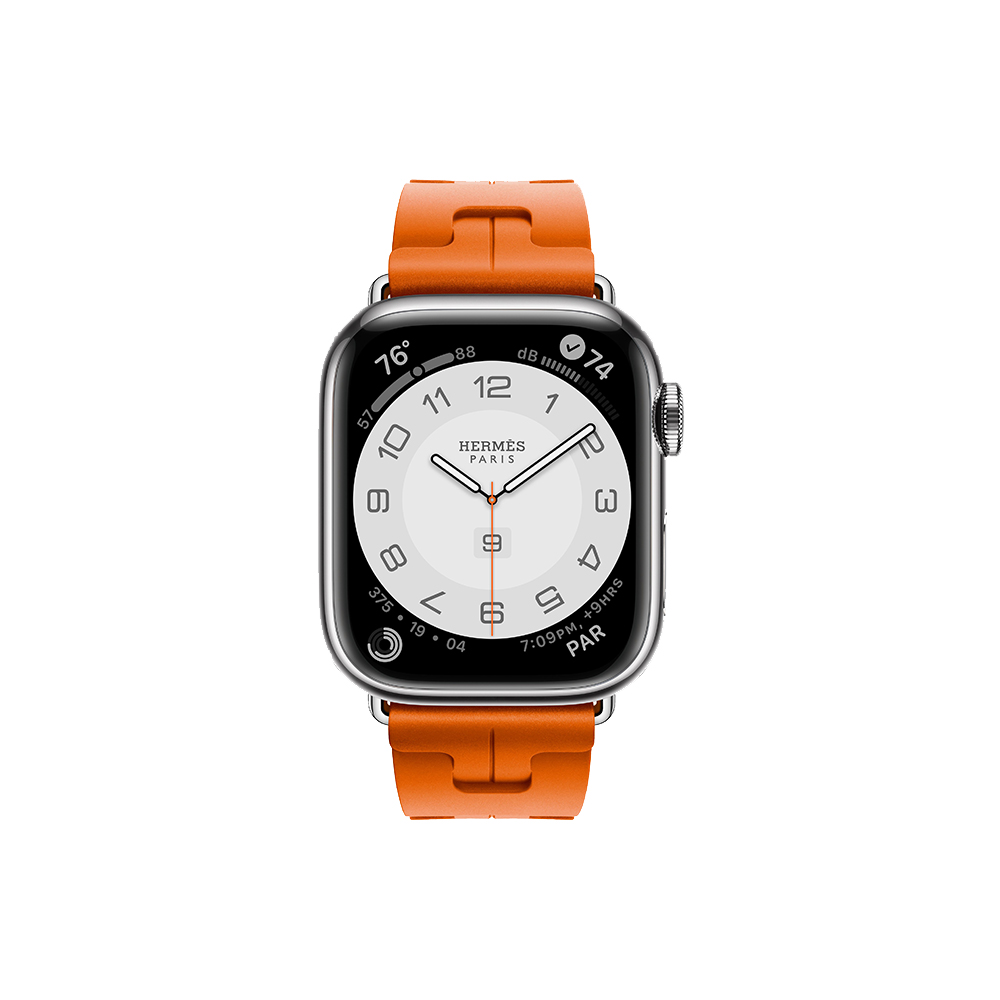 Apple watch 9 hermes. Apple watch оранжевые.
