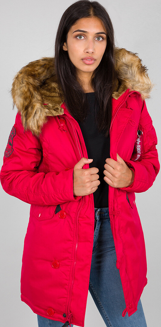 

Куртка Alpha Industries Explorer женская, красная