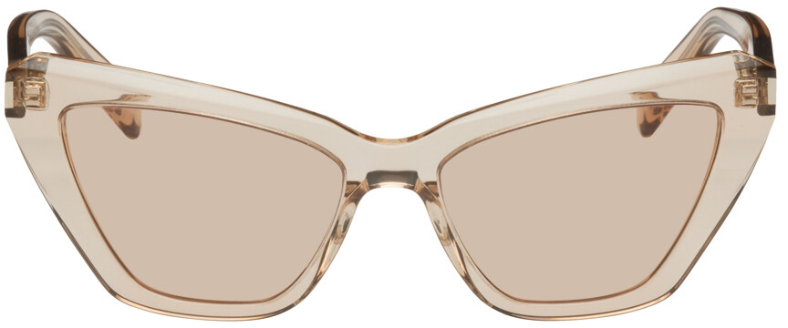 

Прозрачные солнцезащитные очки «кошачий глаз» Off-White Saint Laurent