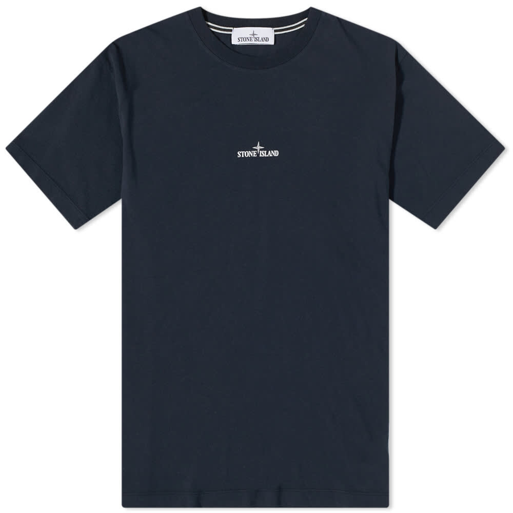 

Футболка Stone Island Xilografia Back Print Tee, Черный