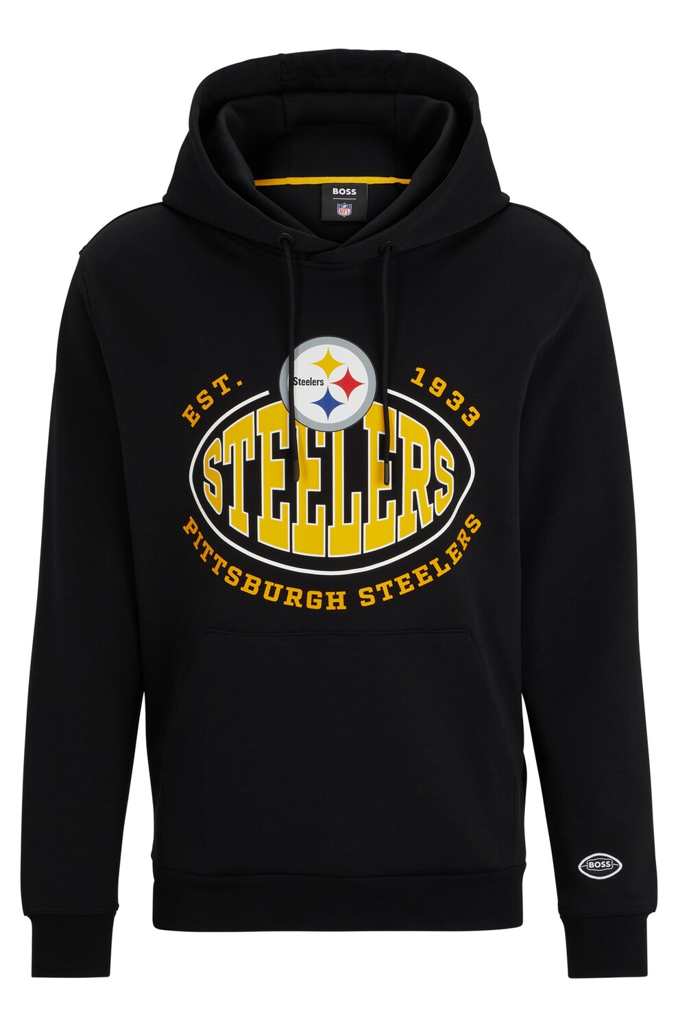 

Толстовка Boss X Nfl Cotton-blend With Collaborative Branding, Steelers