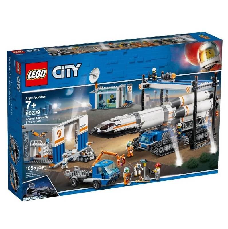 цена Конструктор Сборка и транспортировка ракеты LEGO City 60229