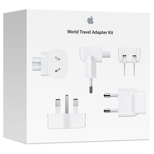 Набор адаптеров Apple World Travel Adapter Kit, белый - фото