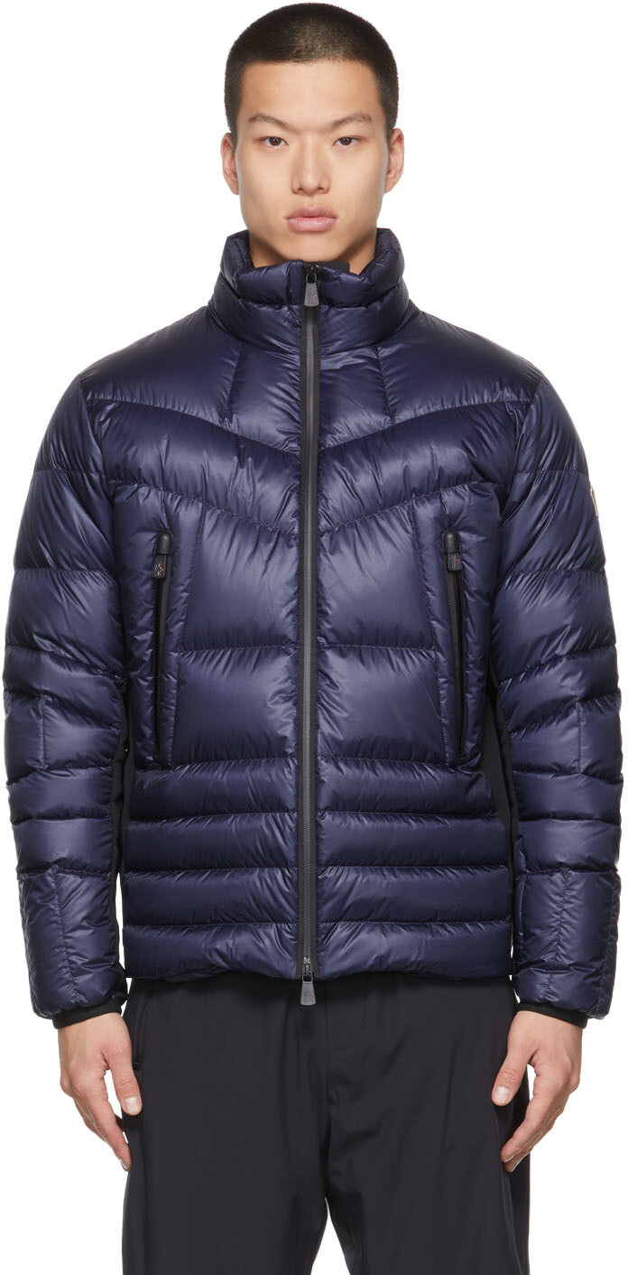 

Синяя пуховая куртка Canmore Moncler Grenoble, Синий