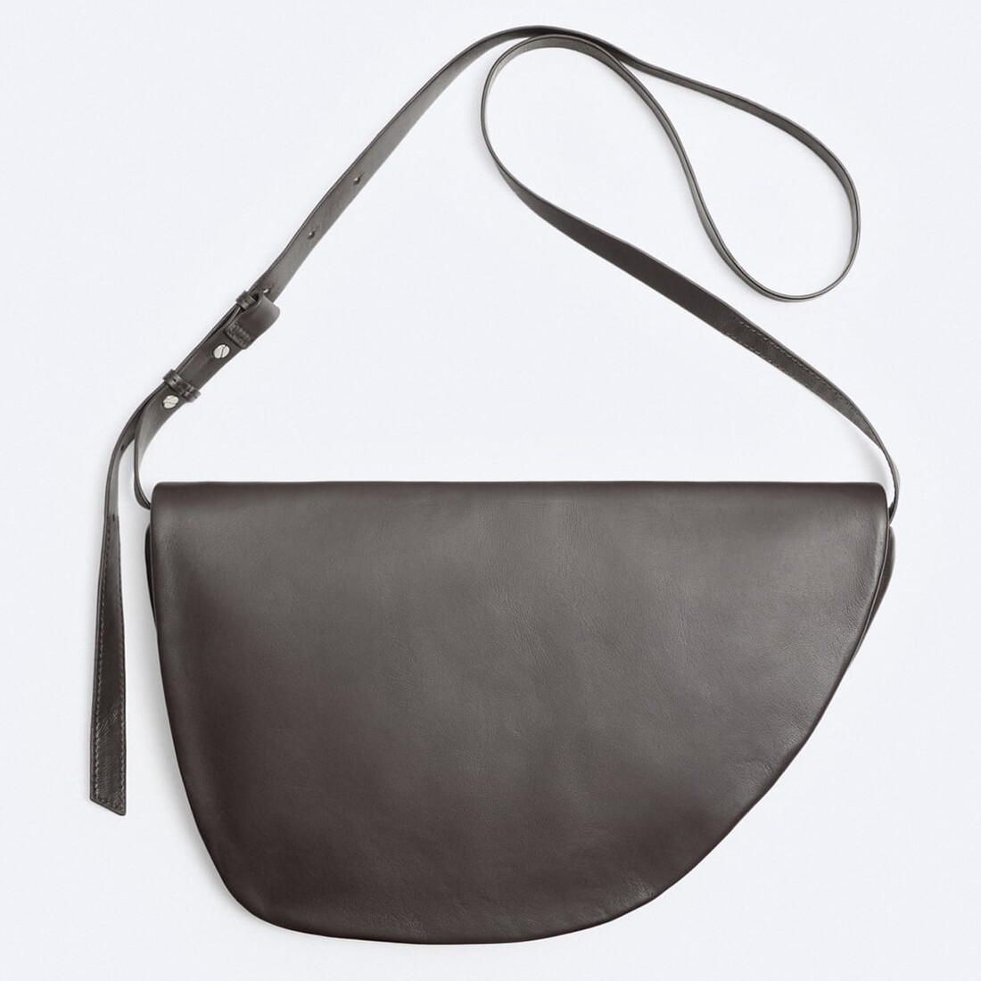 

Мужская сумка Zara Leather Crossbody Edition, коричневый