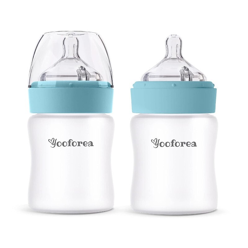 

Бутылочки для кормления 2 шт. по 150 мл Yooforea Anti-Colic, голубой