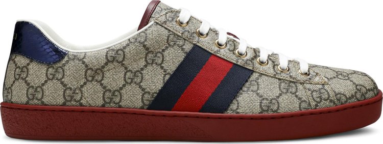 Кроссовки Gucci Ace GG Supreme Beige, бежевый - фото