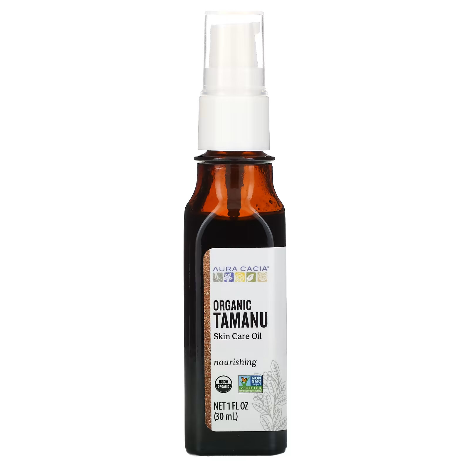 Органическое масло таману Aura Cacia для ухода за кожей, 30 мл