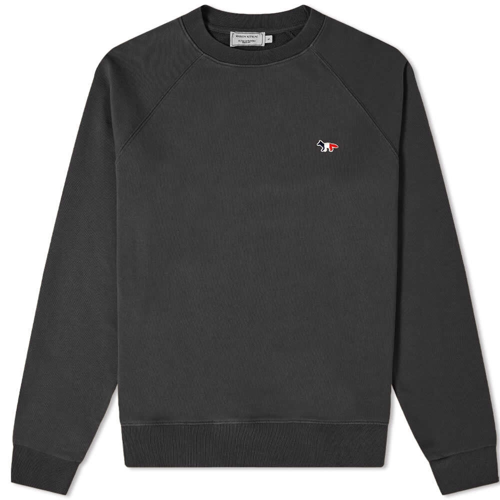 

Толстовка Maison Kitsuné Tricolour Fox Patch Crew, Черный