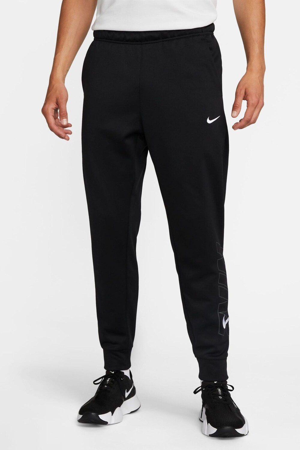 

Спортивные брюки Therma-FIT Fitness с зауженными штанинами Nike, черный