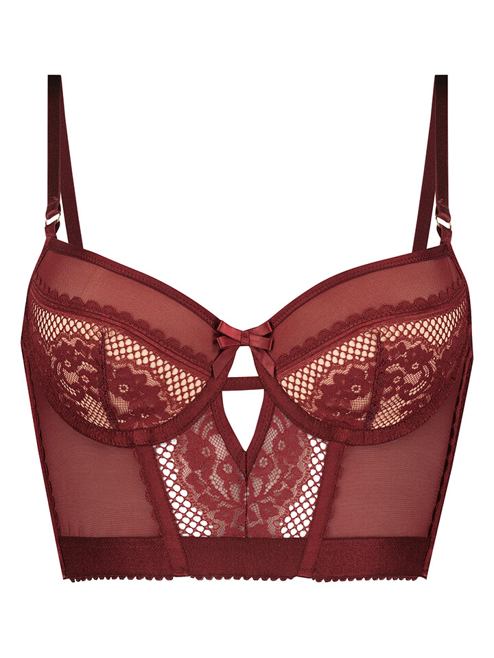 

Бюстгальтер с косточками Hunkemöller Malika, бордо