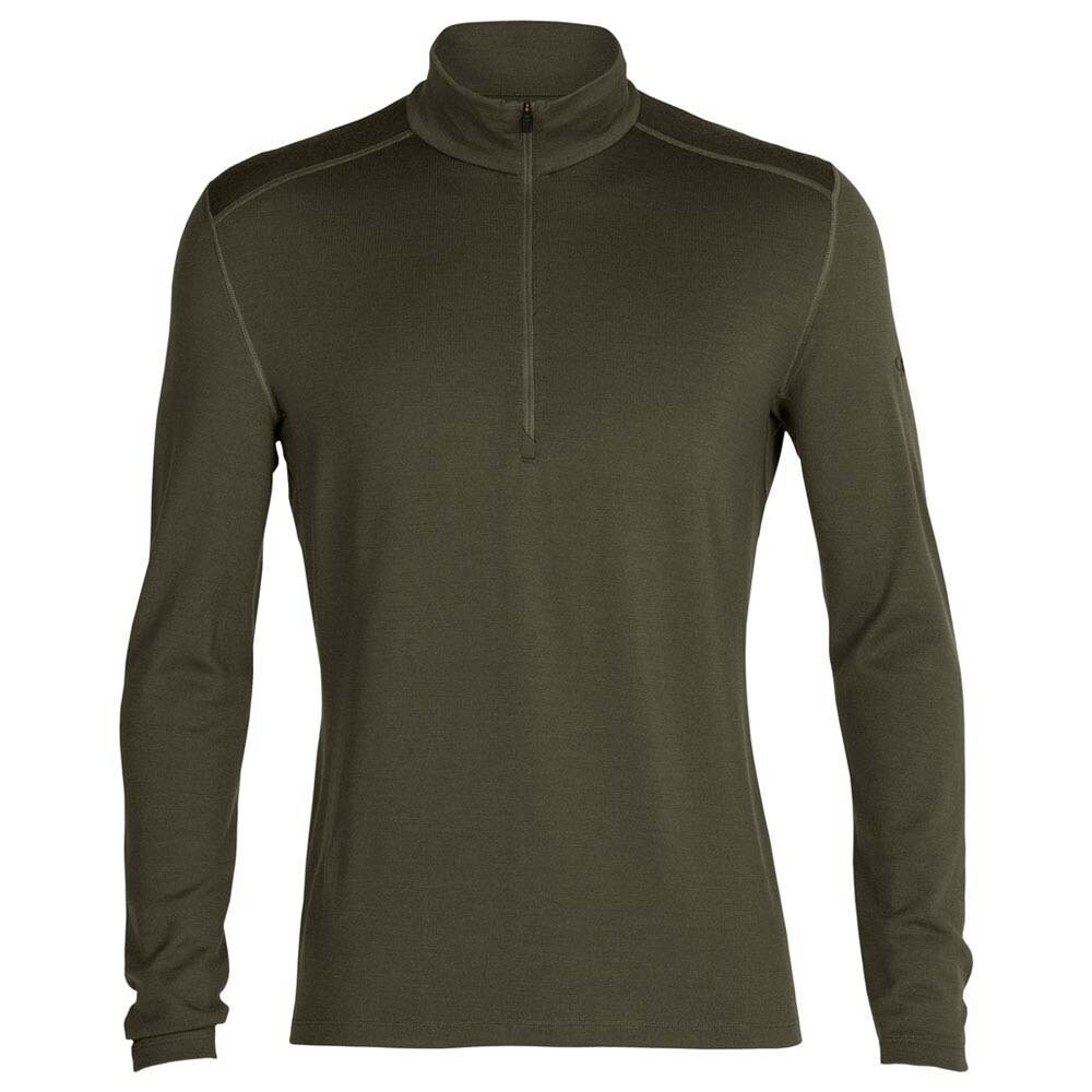 

Футболка Icebreaker 260 Tech Merino Long Sleeve Long Neck, зеленый