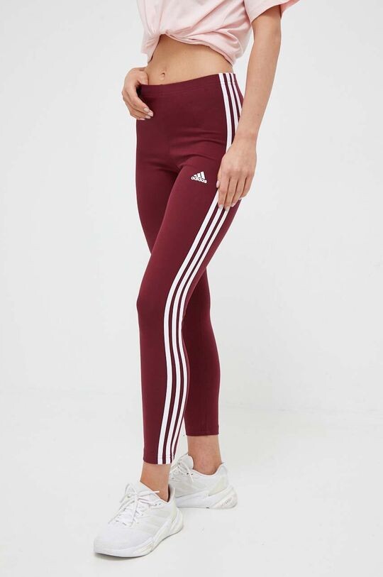

Леггинсы адидас adidas, бордовый