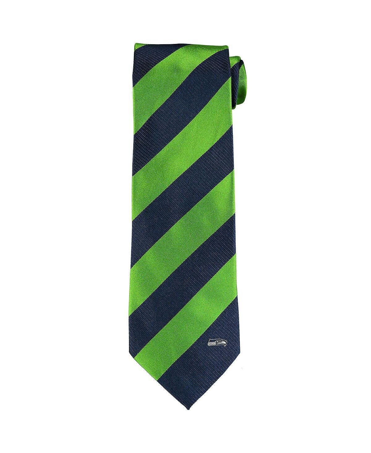 

Мужской тканый шелковый галстук Seattle Seahawks Regiment Eagles Wings