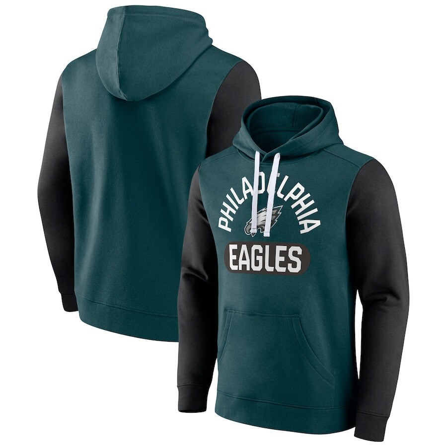

Пуловер с капюшоном Fanatics Branded Philadelphia Eagles, зеленый