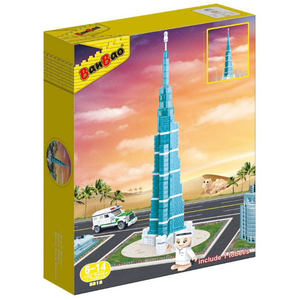 Конструктор Banbao Burj Khalifa Crystal Clear lego constructor architecture 21031 burj khalifa new 2019 edition mixed