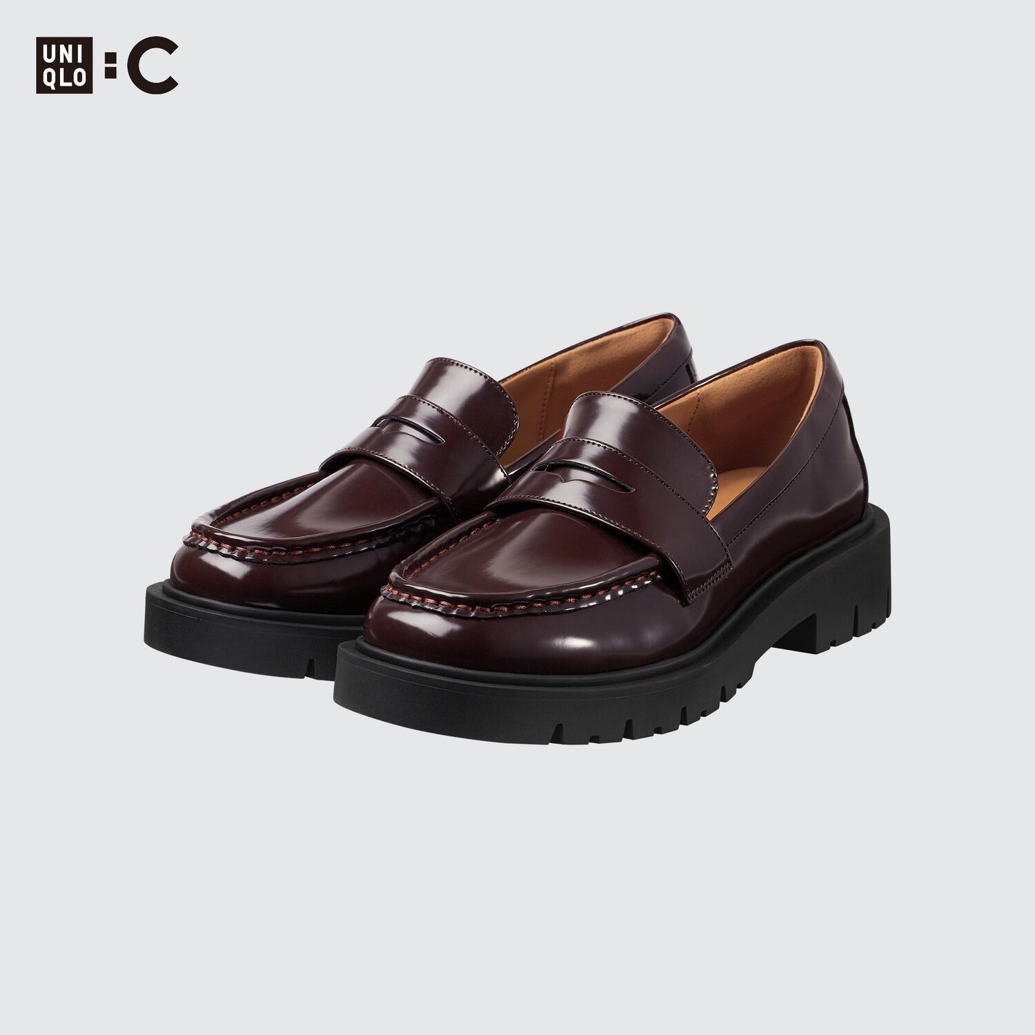 

Лоферы Comfort Touch Uniqlo, коричневый