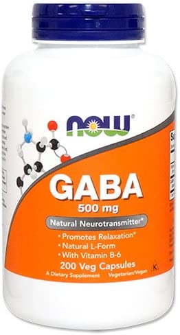 Добавка Now Foods Гамма-Аминомасляная Кислота (ГАМК) Now Foods, 500 мг, 200 капсул