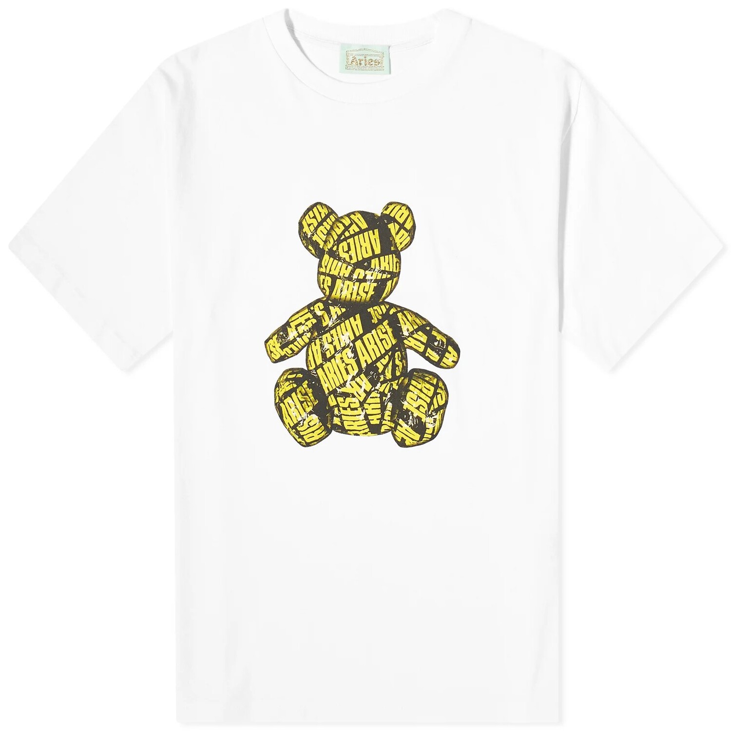 

Футболка Aries Taped Teddy, белый