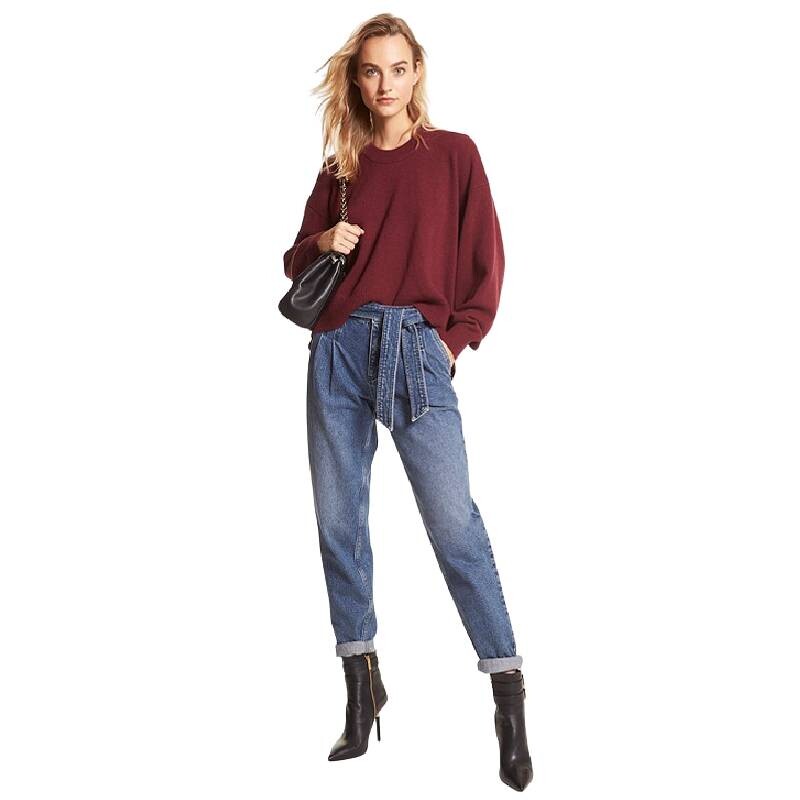 

Свитер Michael Michael Kors Wool and Cashmere Blend, бордовый, Красный, Свитер Michael Michael Kors Wool and Cashmere Blend, бордовый