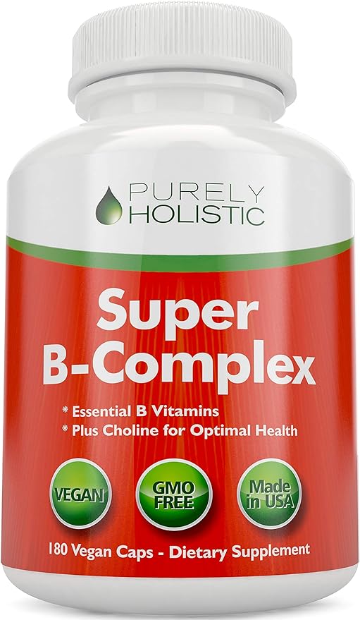 Пищевая добавка Purely Holistic Super B-Complex, 180 капсул