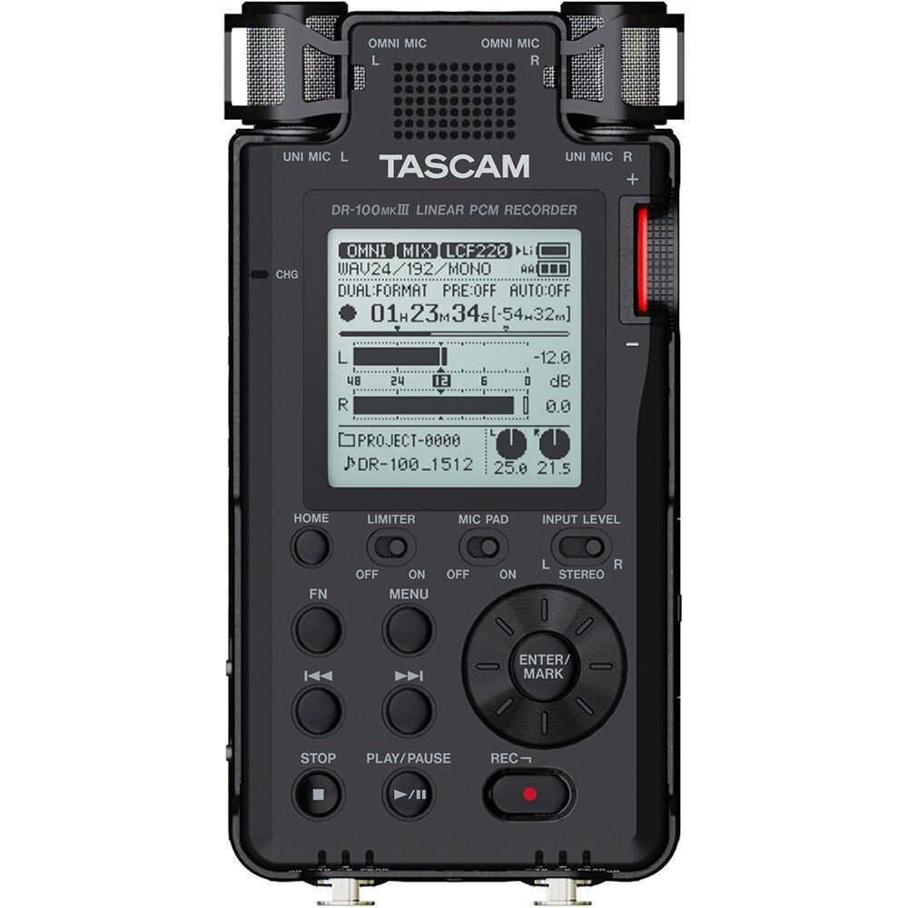 

Диктофон Tascam DR-100 MK3 профессиональный