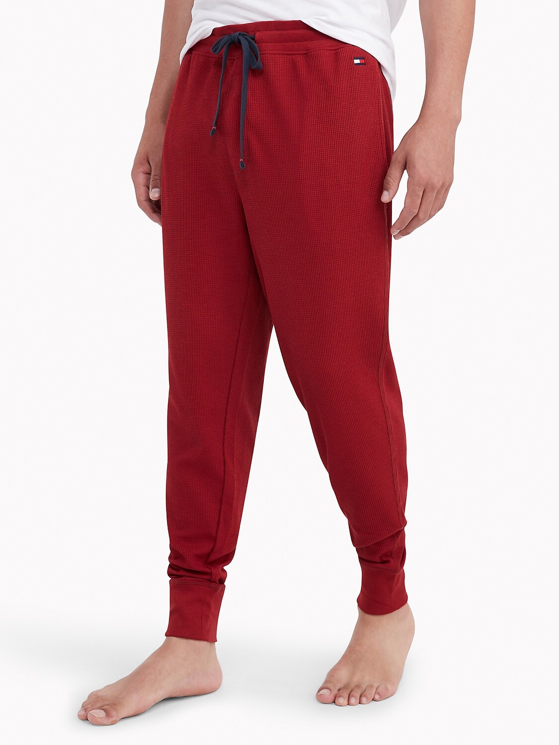 

Джоггеры Tommy Hilfiger thermal drawstring, бордовый