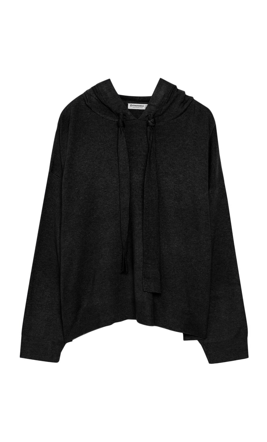 

Вязаная толстовка с капюшоном Stradivarius